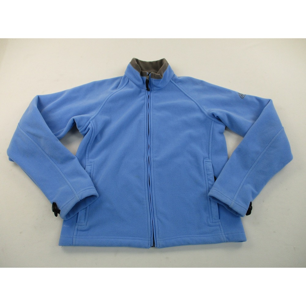 Nike ACG Fleece Jacket Kids M 8-10 Blue Therma-Fit Full Zip Thermal Layer Mock